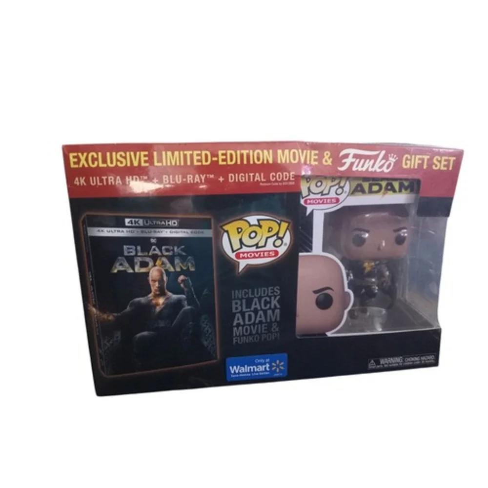 Black Adam DC Walmart Exclusive Limited Edition Bluray Movie & Funko Gift Set